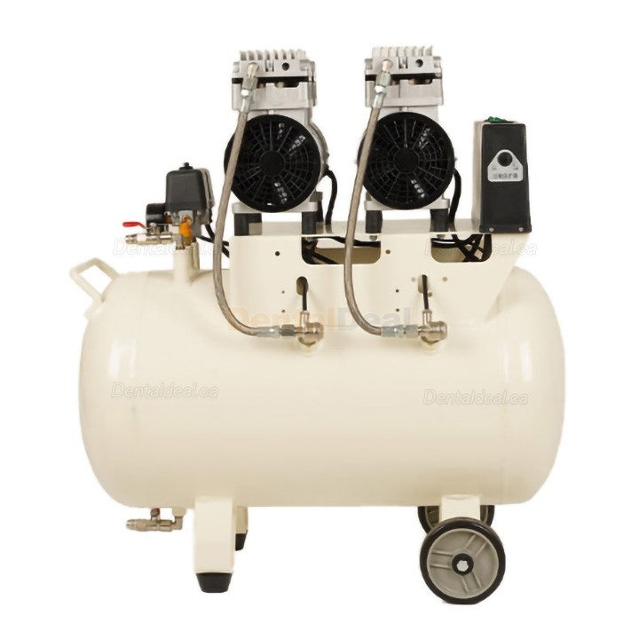 Dynamic AT160-60 1.5KW/2HP Dental Lab Medical Oil-free Air Compressor 50L Tank